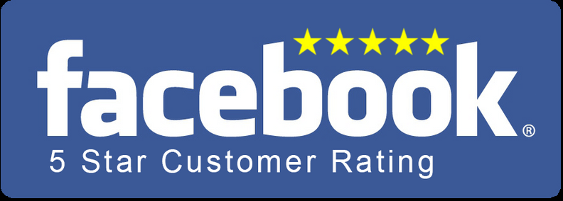 Five-star Facebook customer rating
