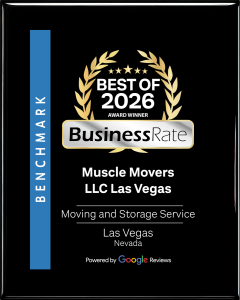 BusinessRate Best of 2026 award winner: Muscle Movers LLC Las Vegas, Moving and Storage Service